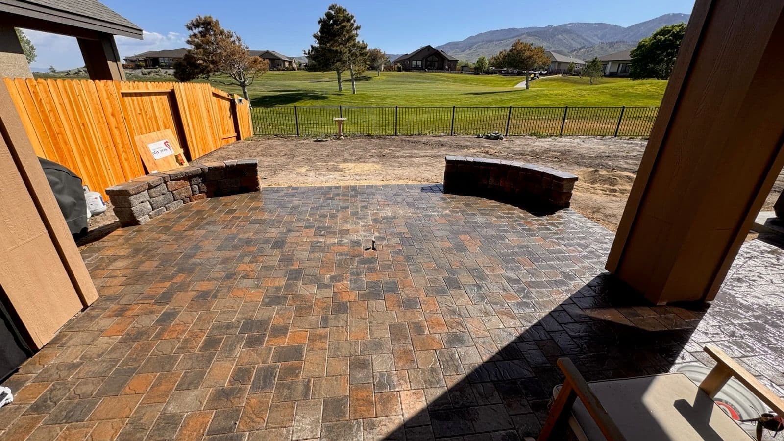Project Stunning Paver Patio Installation Near the Golf Course image