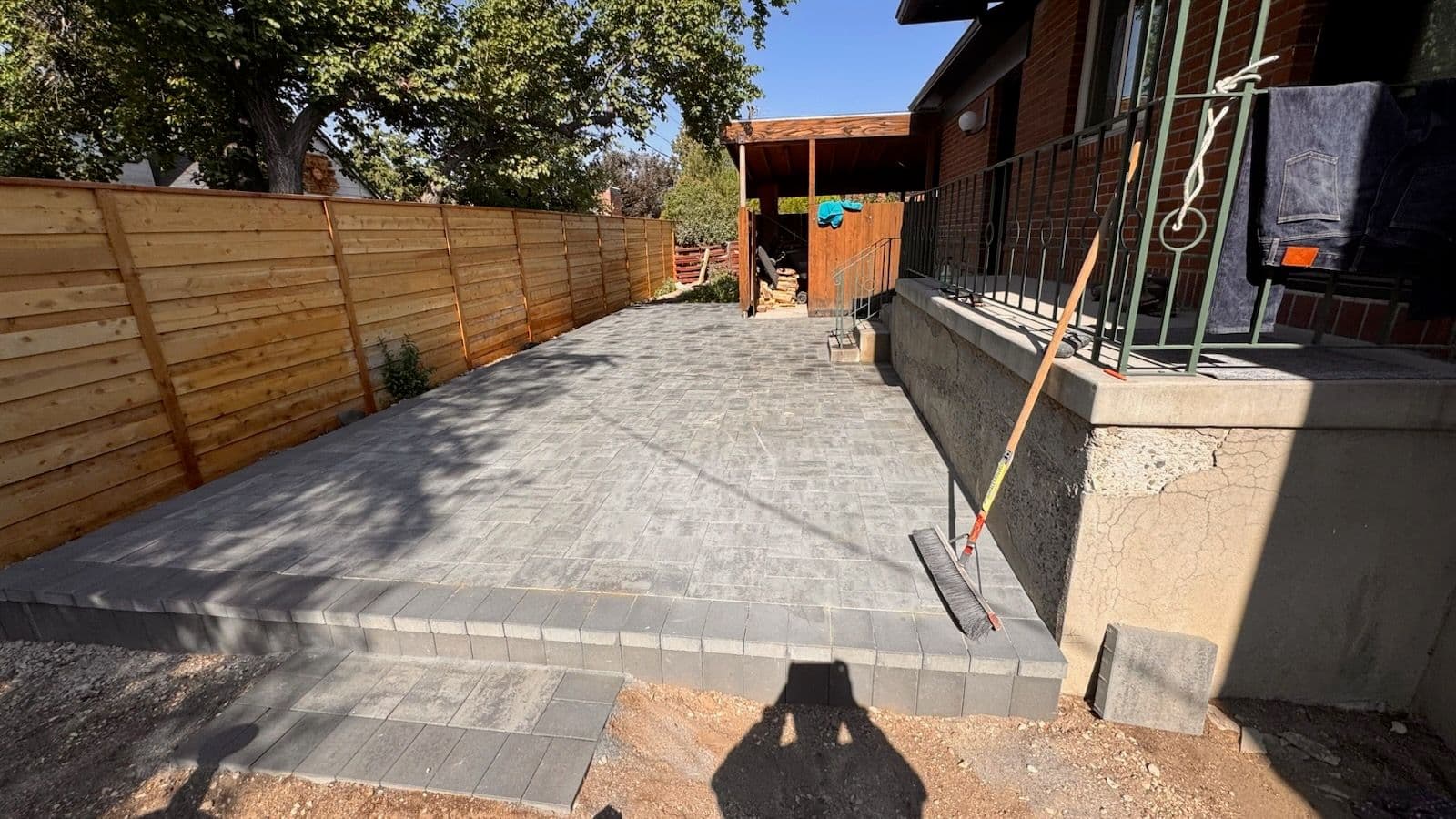 Sleek Grey Pavers Transform Outdoor Living Space image