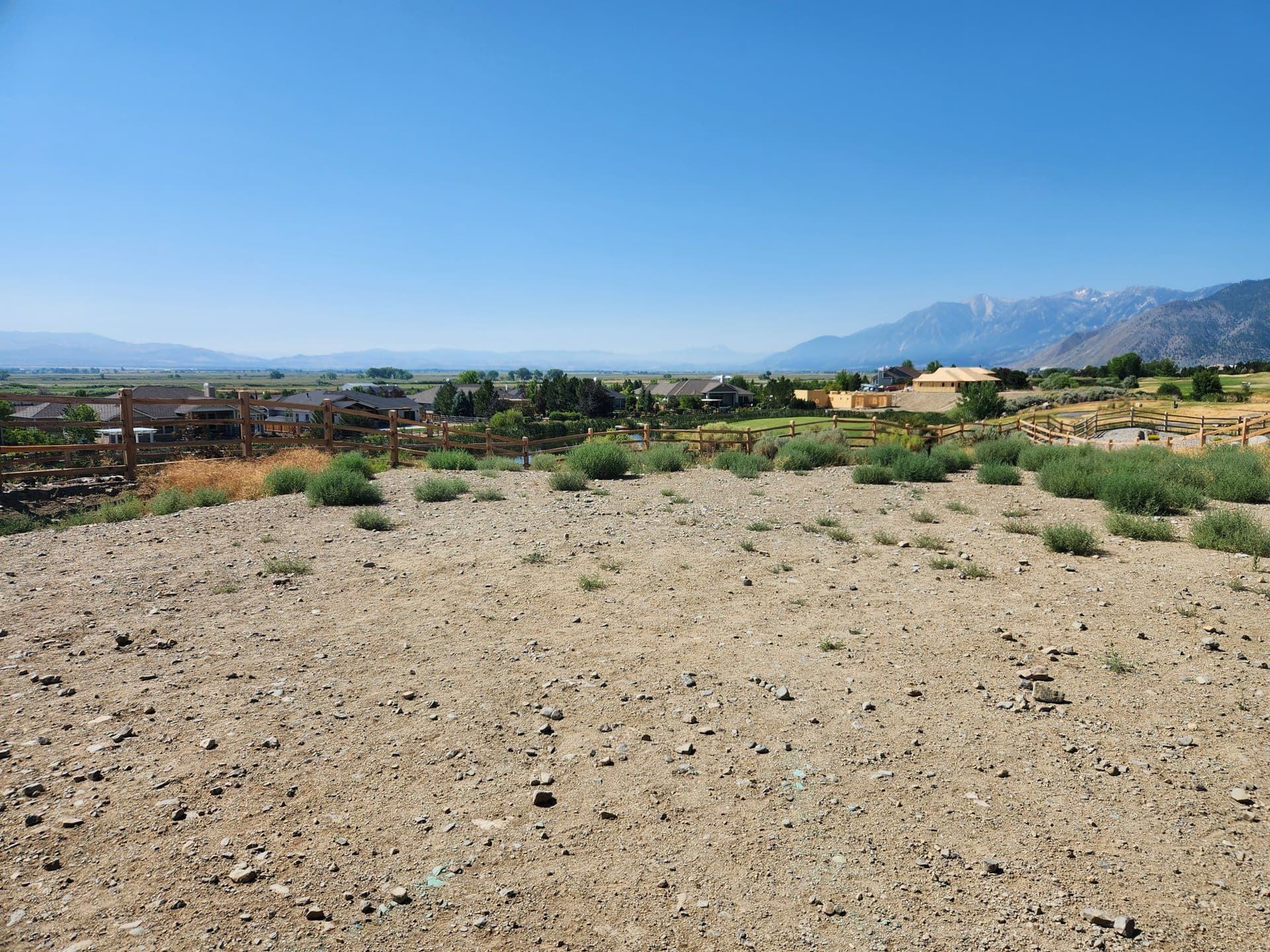 Gallery photos for Transforming Dry Rocky Terrain with Expert Landscaping: Image #1